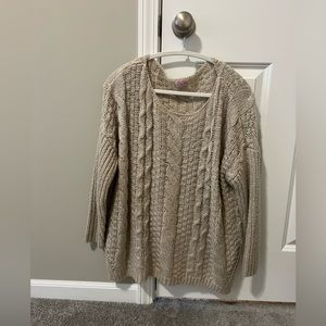 Pink Lily Sweater - Small